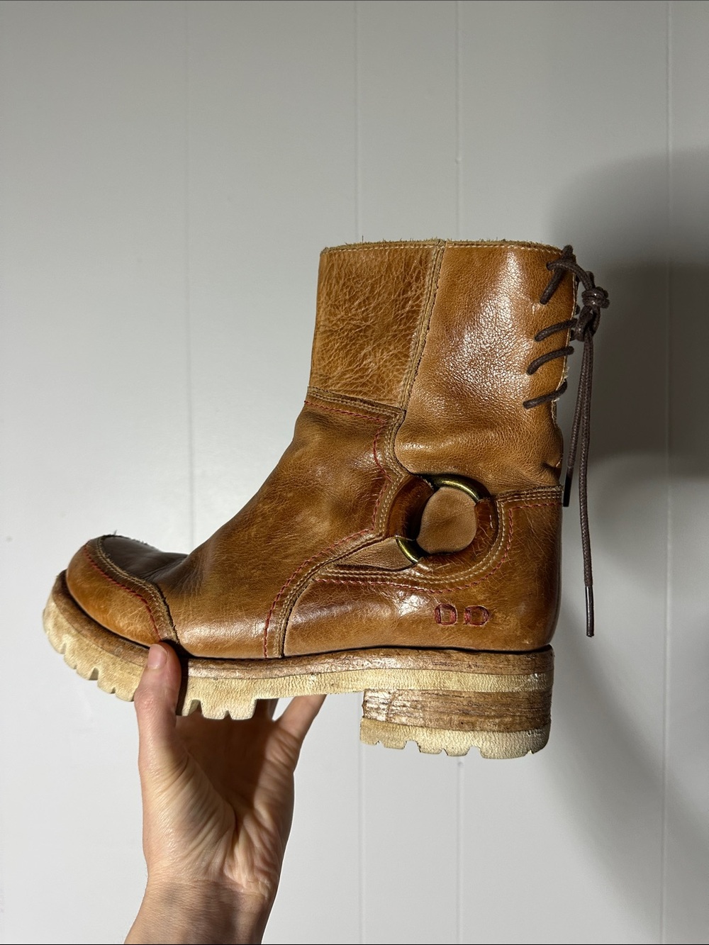 Bed Stu Rustic Donna Bootie Tan Tremolo Size 8.5 - Picture 4 of 9